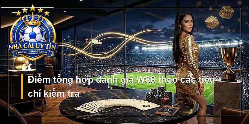 Điểm tổng hợp đánh giá W88 theo các tiêu chí kiểm tra