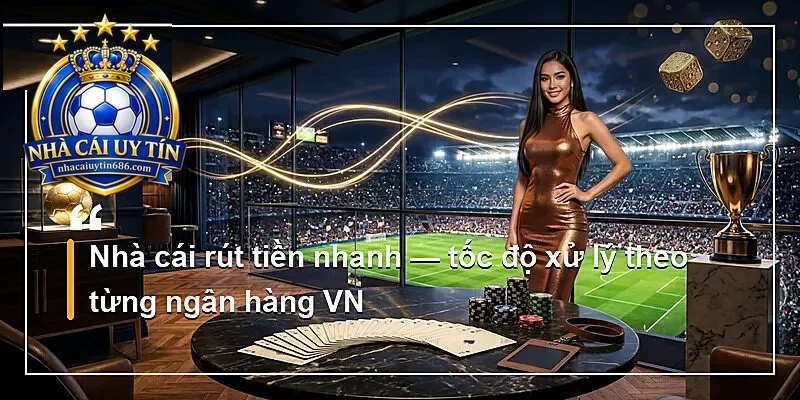 Nhà cái rút tiền nhanh — tốc độ xử lý theo từng ngân hàng VN